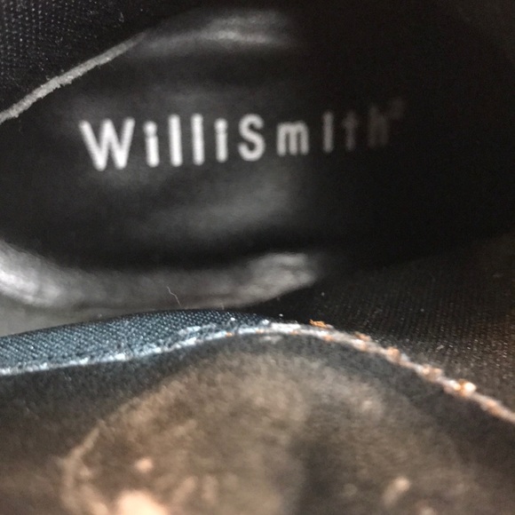 Willi Smith Black Leather Bootie Sz 6.5 Never Worn - Picture 12 of 16